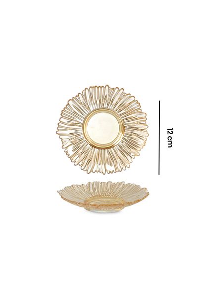 İpek Fliwer Honey Luster Tea Plate - 12 Cm