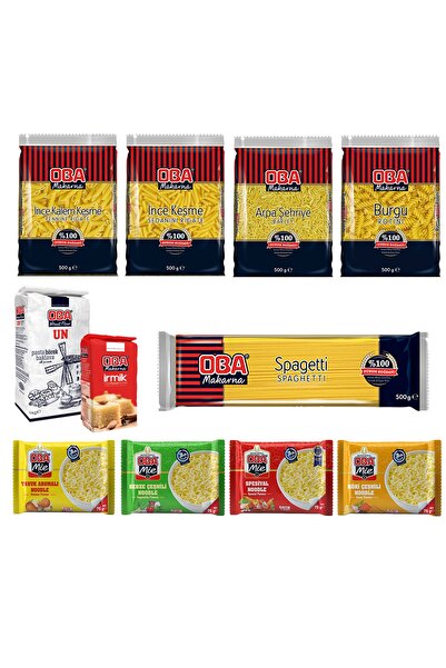 Oba Makarna Macaroni And Cheese (MAC & CHEESE) 5'li Karma Lezzet Kolisi 11'li