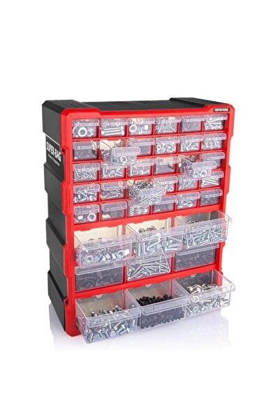 La Push Concept Super Bag Mono Blok Çekmece Seti 39'lu Büyük Boy Hobby Organizer Seti 6001