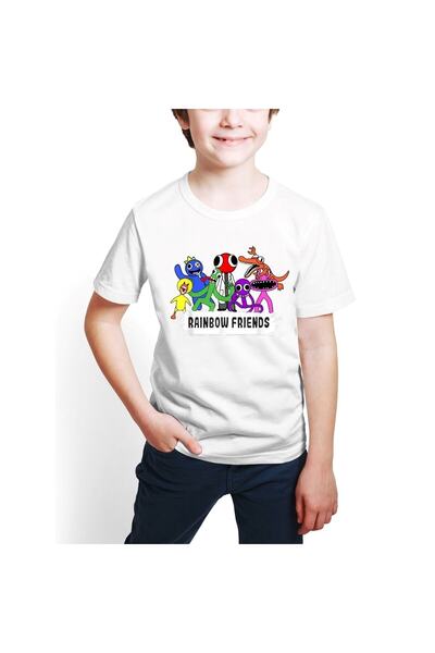 hilon Rainbow Friends Roblox Printed Unisex Tricou Copii Tricou H01