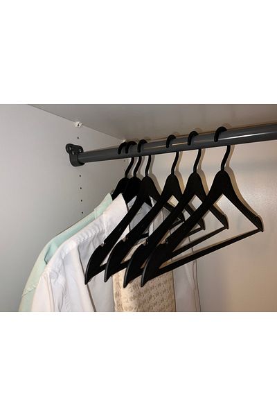 Minty Life 6 Thin Eco Wooden Look Clothes Hangers