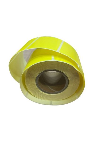 AGT Label 40 X 58 Coated 500 Wraps Yellow For Pharmacy Use