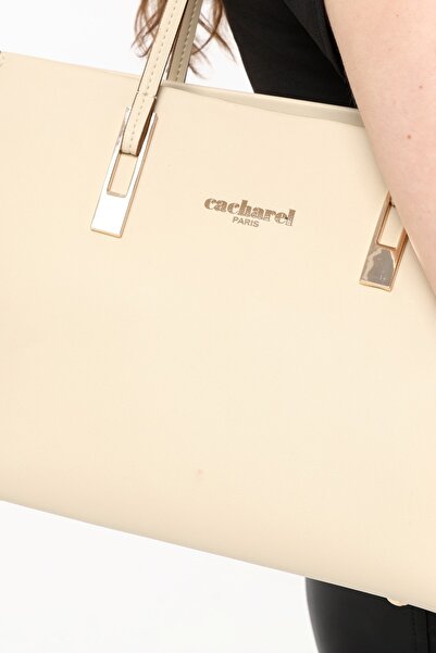 Cacharel Women's Shoulder And Beige Handbag