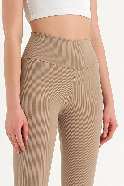 manolyabutik طماق عالية الخصر مضلع المرأة