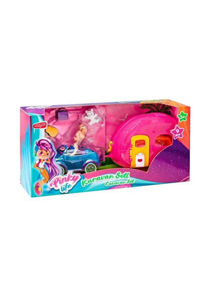 caglars Araç Karavanlı Oyuncak Bebek Seti Tatil Bebek Seti