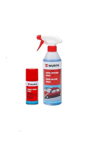 Würth Buz Çözücü Sprey Quık Fresh Pure Klima Koku Bombası Tazeleme Spreyi