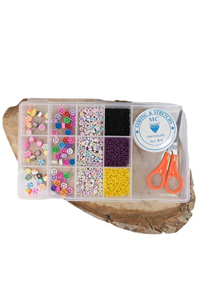 Prestij Boncuk Set za pravljenje nakita od fimo gume i peska za početnike