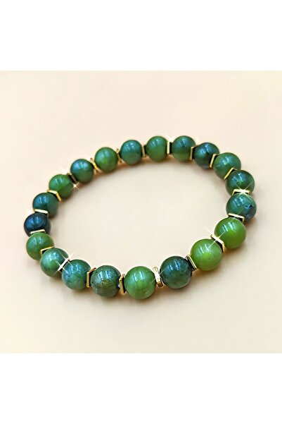 Padore Accessory Kadın - Yeşim Taşı Doğal Taş Bileklik > Sertifikalı | Handcr...