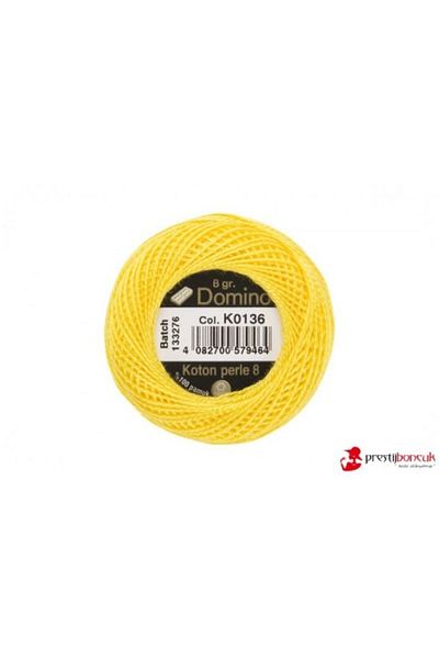 Prestij Boncuk Domino Koton Perle No:8 Embroidery Rope