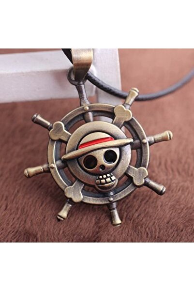 Kuzgunshop Anime One Piece -zincirli Dümen Kolye