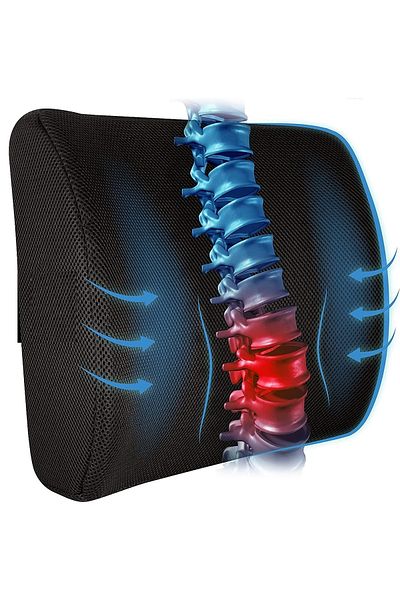 Ankanorm Orthopedic Visco Waist Cushion - Visco Cushion for Office, Car Seat, Pillow