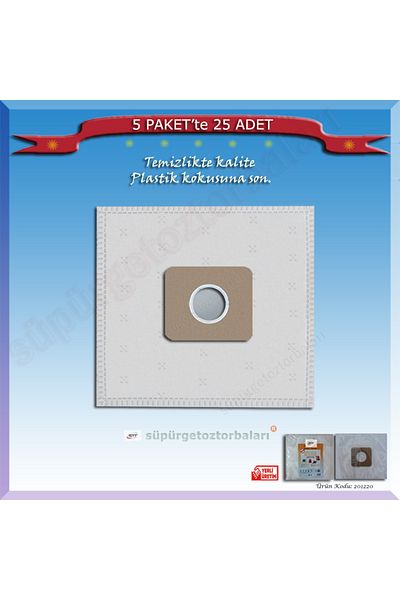 Altus Al 670 K - 25 Vacuum Cleaner Dust Bags, 201220   Model