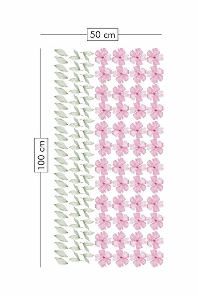 Piksel Grafik Seasonal Flowers Wall Sticker