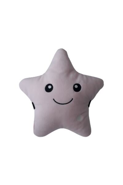 TUSBA MARKET Pernă Polar Ortopedică roz deschis cu stea / Pernă pentru gât pe...
