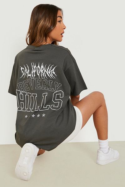 Machetta Μπλουζάκι με στάμπα Beverly Hills Oversize