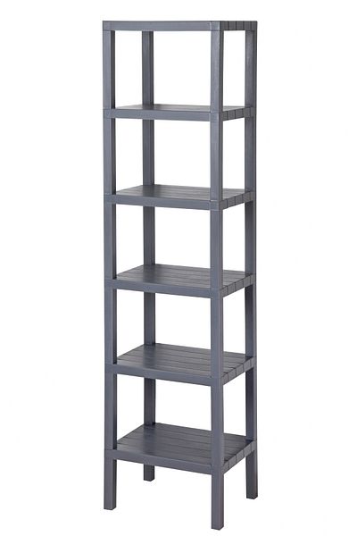 Pazarika 6 Tier Organizer Πλαστική Μονάδα Ράφια Γκρι, Βιβλιοθήκη, Μπάνιο, Ράφι Κουζίνας. Σχάρα παπουτσιών