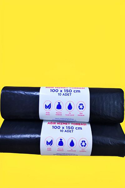 Lix Heavy Duty Garbage Bag Hantal Size 100*150 (3 PACK 30 PIECES)