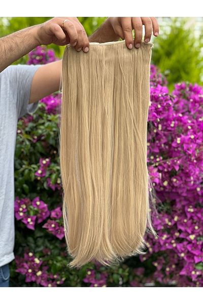 CESLİFE Semilună Caramel Deschis +2 Laturi Plate Snap - 65 Cm Fibră Sintetică