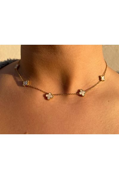 1530 AKSESUAR 316L Steel White Tarnish Necklace