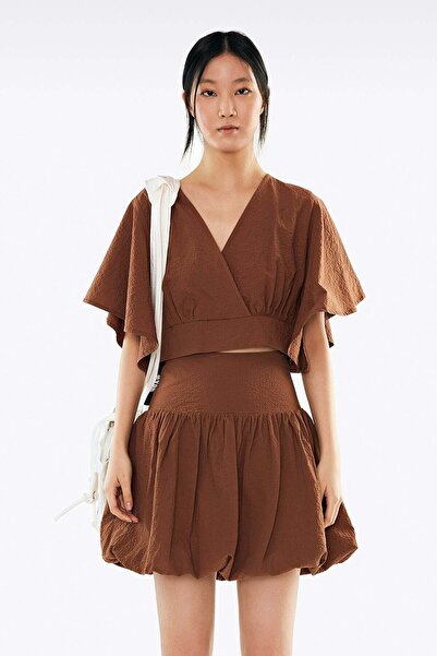 #vdr viadellerose Brown Skirt 11466