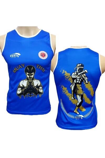 Pars Muay Thai Atleti Federasyon Logolu Dijital Baskılı Prs-4000