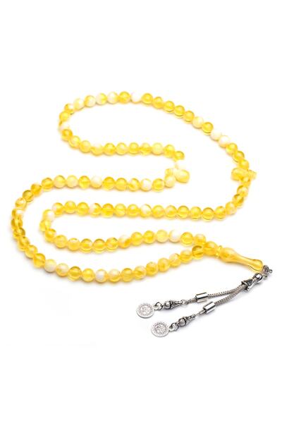 enderun 99 قطعة من مسبحة صلاة قطرة بيروت - هدية، مسبحة صلاة عنبرية، تسعة وتسعون