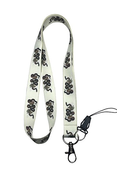 StormiStoretr Yılan Desenli Boyun Ipi Telefon Askısı