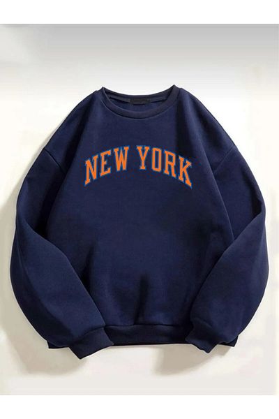 Rokeby Голям суичър с щампи New York унисекс