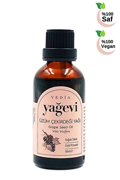 Yağevi Üzüm Çekirdeği Yağı 50 ml - Saf Soğuk Sıkım Üzüm Çekirdeği Yağı