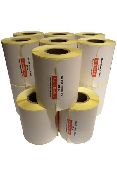 Kalite Barkod Etichetă termică 100x150 |   6 role |