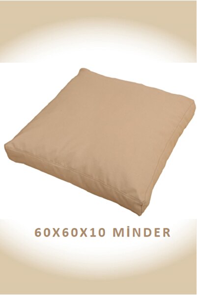 DEKOSOY Kare Yer Ve Palet Minderi - Tatlı Kahve