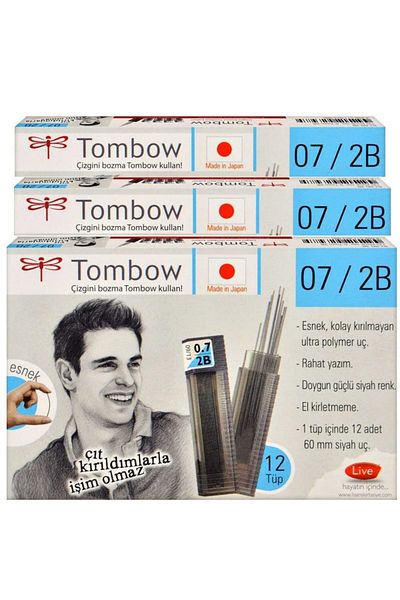 Tombow 0.7 Mm 2b Versatil Pen Tip Classic 36 Tubes