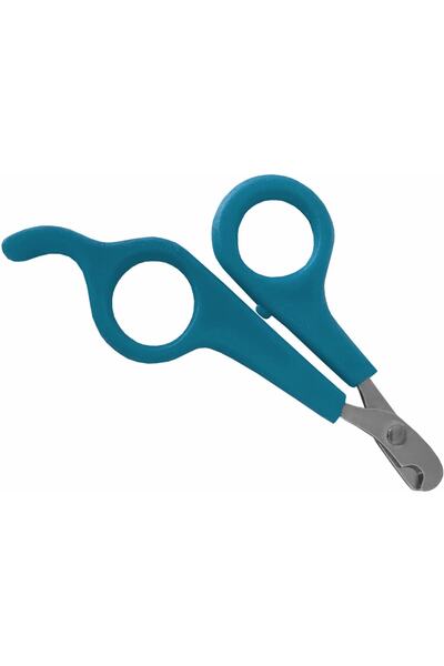 Markapet Paslanmaz Çelik Kedi Köpek Tırnak Makası 12 Cm Açık Mavi .