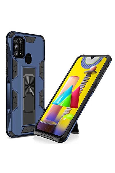 ZM STORE Samsung Galaxy M31 / M21 / Galaxy M30s Uyumlu Kılıf Tank Zırh Metal ...