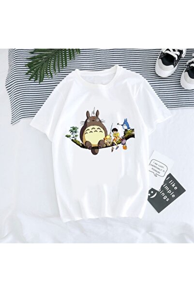 GALASHOP تي شيرت توتورو ستوديو جيبلي قوطي للجنسين موديل 105