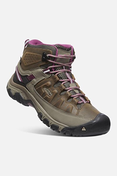 Keen Targhee 3 Mid Wp W-weiss/boysenberry - Su Geçirmez Kadın Yürüyüş Botu - ...