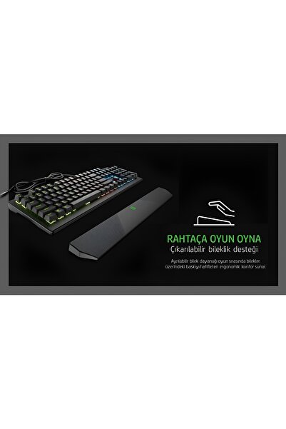 HP Pavilion 800 Türkçe Karakterli (Q TİPİ) Mekanik Oyuncu Klavye Red Switch Gaming Klavye