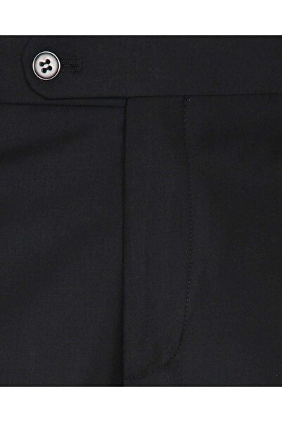 SÜVARİ Μαύρο ελαστικό άνετο παντελόνι ιππικού