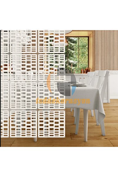 tsddekorasyon Ahşap Oda Bölücü/seperatör/duvar Paneli Kareler
