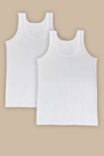 ali altun iç giyim Boy's Cotton Ribbed Tank Top