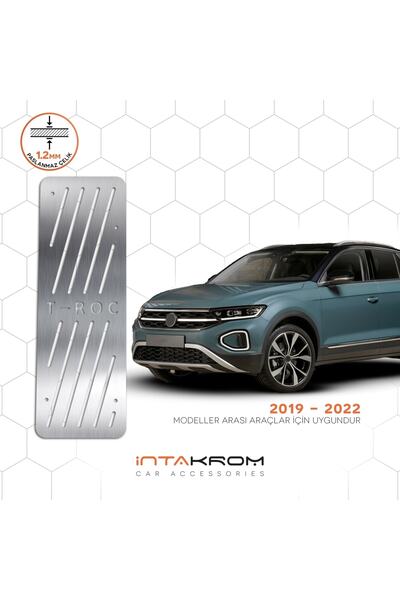 İntachrom Volkswagen T-roc Krom Ayak Dinlendirme Pedalı- 2019-2022