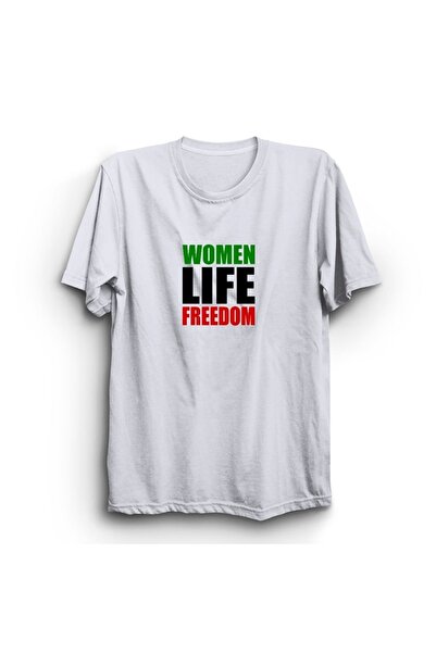 The Fame Жінкам життя і свобода, Жінкам свободу, Слоган на футболці