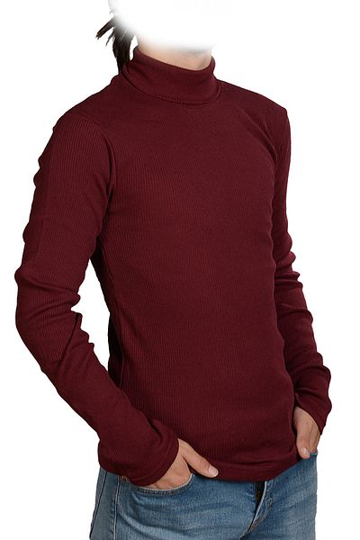 FATELLA Unisex Men's Full Turtleneck Knitwear Sweater