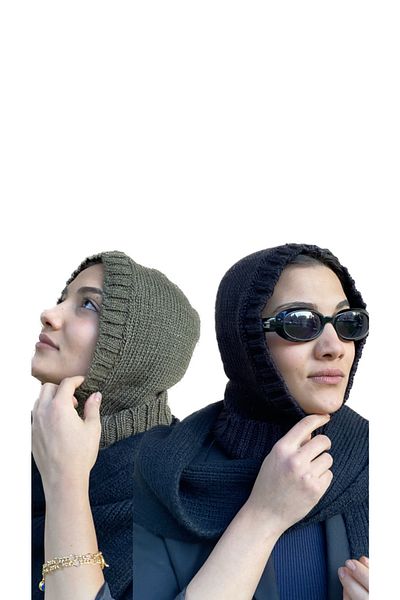 laviyonsa 2-Piece Unisex Knitwear Balaclava