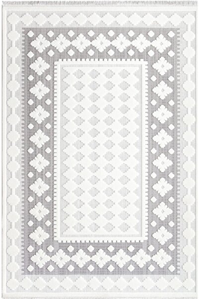 İpek Halı Almond 11413 Saçaklı Halı