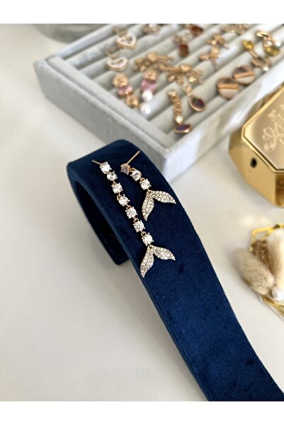 SU PERİSİ TAKI BİJUTERİ حلق ذيل السمكة بتفاصيل الممر المائي الذهبي من سلسلة Vip