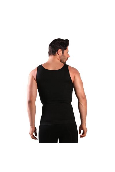 SLIM TIME SHAPER 2 Pieces Recovery Men's Corset Athlete Black