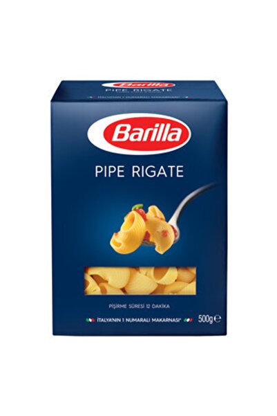 Barilla Mantı Makarna (pipe Rigate) 500 G ( 9 Adet )