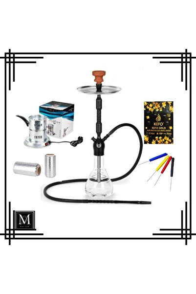 Mafizar Yeni Konya Siyah Nargile Takımı Full Set