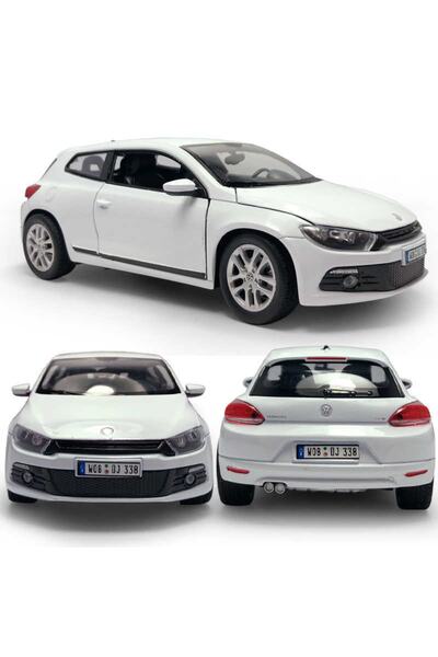 Volkswagen Scirocco Scirocco 1:24 Ölçek Büyük Boy Orjinal Lisanslı Die Cast M...